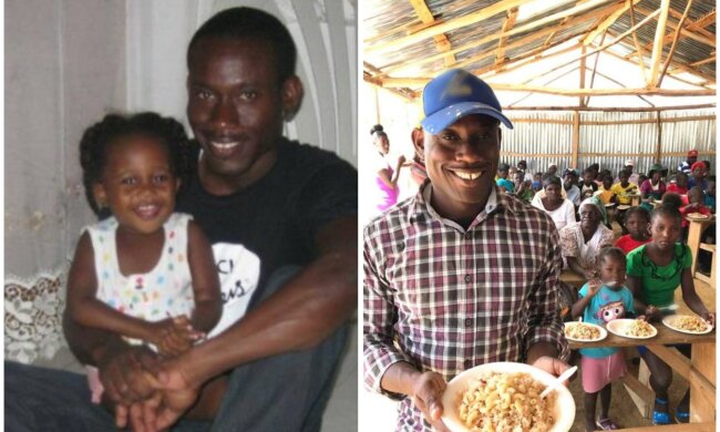 Jérémie Mercier und seine Pflegekinder. Quelle: Screenshot Youtube