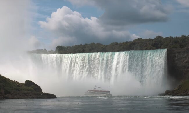 Die Niagarafälle. Quelle: YouTube Screenshot