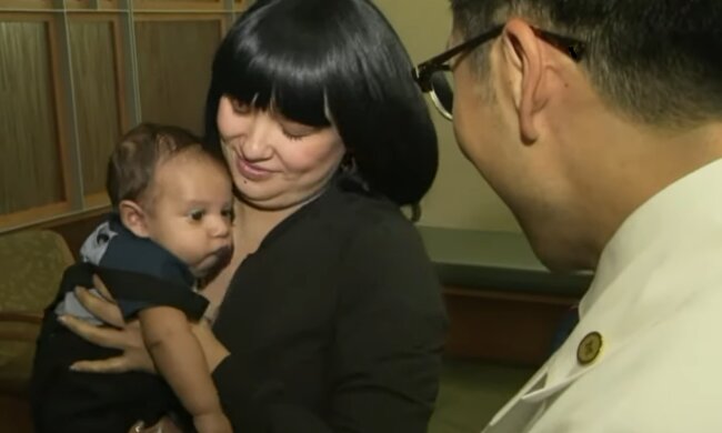 Medizinischer Triumph über die Krankheit. Quelle: Screenshot YouTube