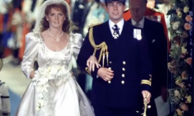 Prinz Andrew und Sarah Fairguson. Quelle: Screenshot YouTube