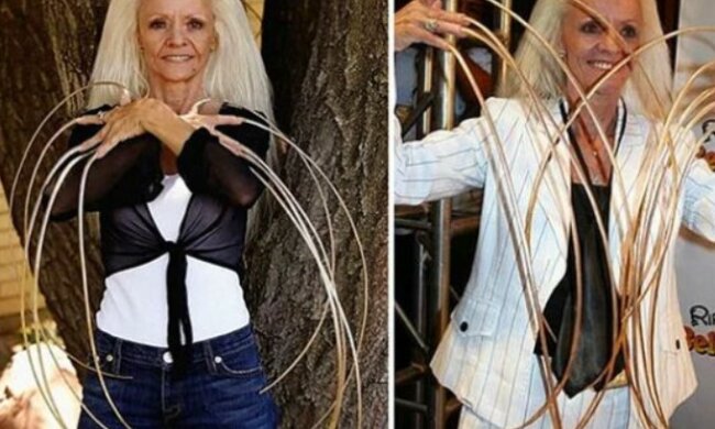 Acht Meter lange Nägel oder Piercings im ganzen Gesicht: Frauen, deren Rekorde nur wenige schlagen können