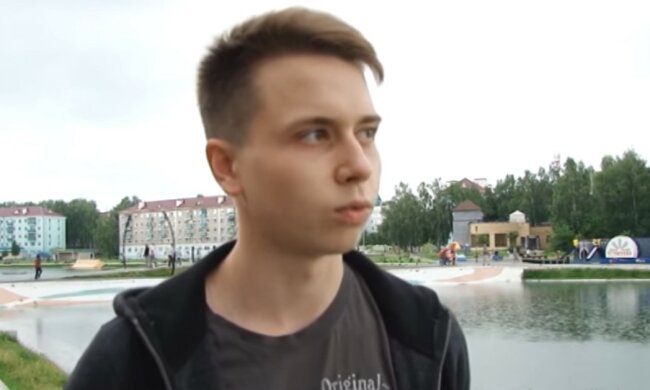 Der junge Mann. Quelle: Youtube Screenshot