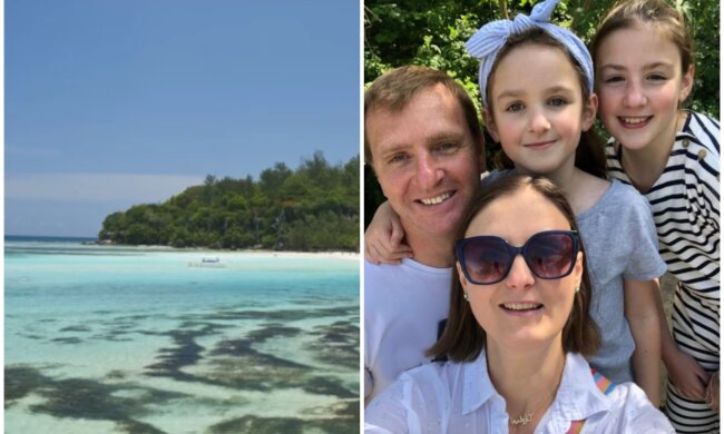 Familie verkaufte alles und zog auf eine winzige Insel. Quelle: Screenshot Youtube