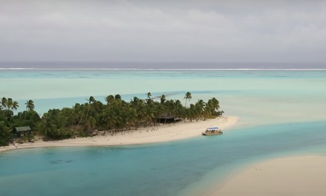 Insel im Ozean. Quelle: Screenshot YouTube