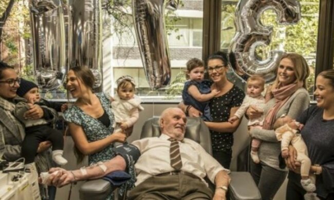 James Harrison: Die Geschichte eines Mannes, der über zwei Millionen Kinder gerettet hat