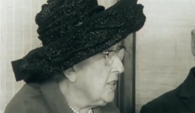 Agatha Christie. Quelle: YouTube Screenshot