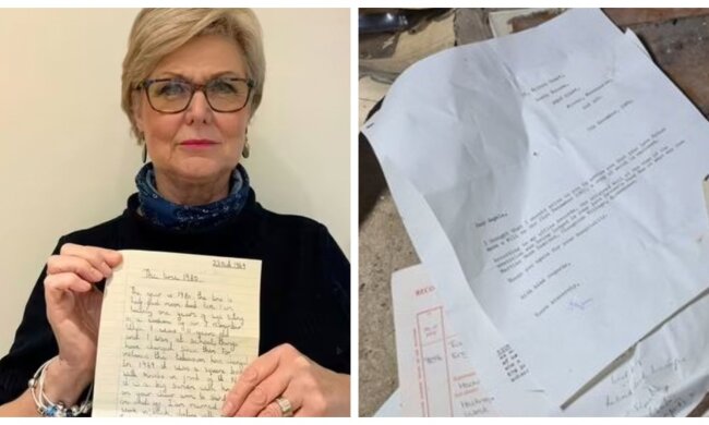 Frau und Brief. Quelle: Screenshot YouTube