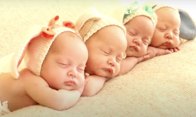 Neugeborene Kinder. Quelle: Screenshot YouTube