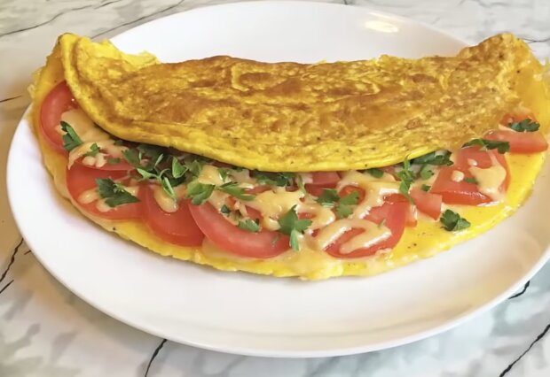 Omelett. Quelle: Screenshot YouTube
