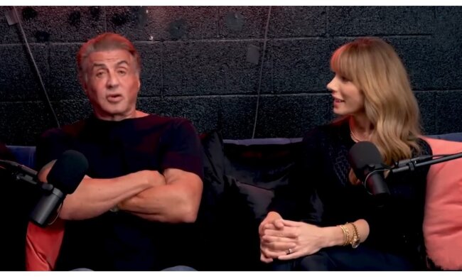 Sylvester Stallone und Jennifer Flavin. Quelle: Screenshot YouTube