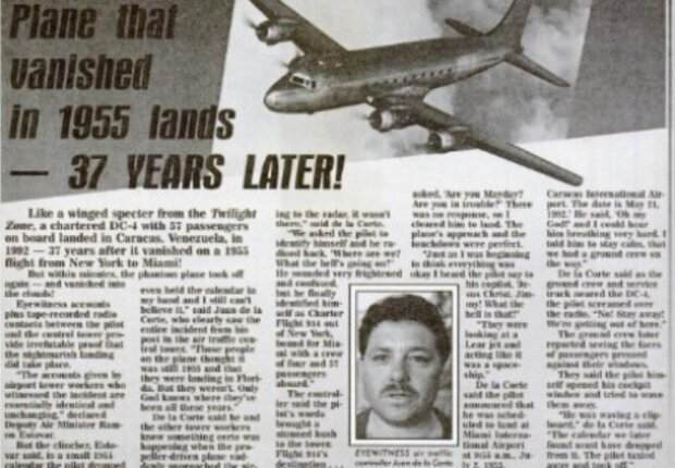 Rätsel des Fluges 914: Das Flugzeug landete 37 Jahre nach dem Start