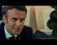 Der französische Präsident E. Macron. Quelle: Youtube Screenshot