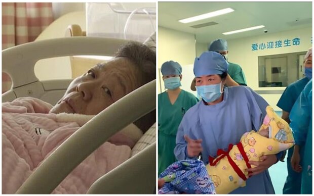 67-jährige Frau brachte ein Mädchen zur Welt. Quelle: Screenshot Youtube