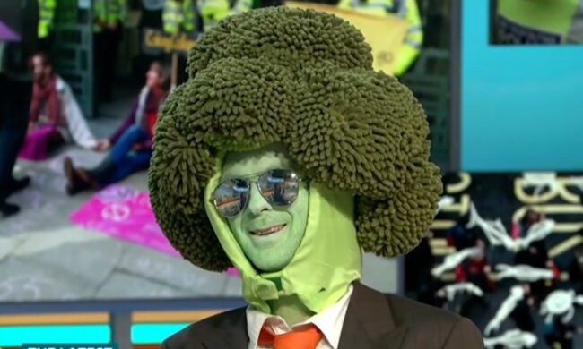 Extravaganter Gast des TV-Programms. Quelle: Screenshot YouTube