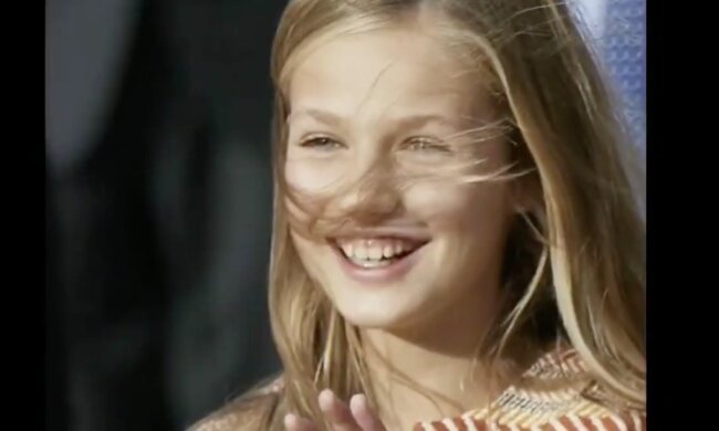 Prinzessin Leonor. Quelle: Screenshot YouTube
