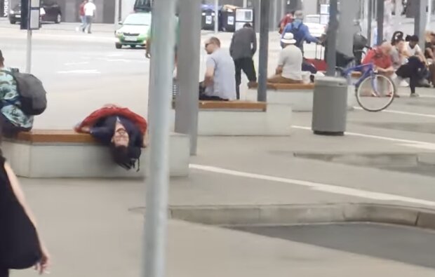 Deutsche Obdachlose. Quelle: Screenshot YouTube