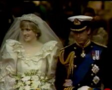Diana und Charles, Hochzeit. Quelle: Youtube Screenshot