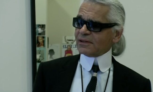 Karl Lagerfeld. Quelle: Screenshot YouTube