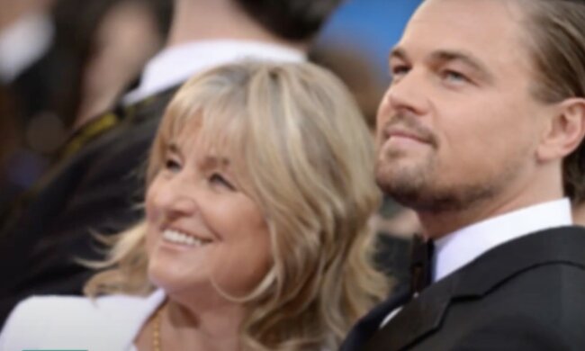 Leonardo DiCaprio und seine Mutter. Quelle: Screenshot YouTube