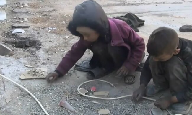 Hungrige Kinder. Quelle: Youtube Screenshot