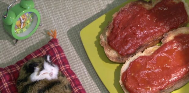 Katalanischer Tomaten-Toast. Quelle: Screenshot YouTube