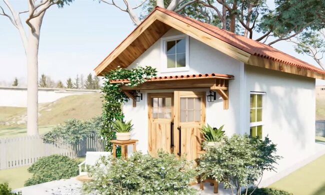 "Meine Familie ist fast obdachlos geworden": Eine alleinerziehende Mutter baute ein Haus für 13.000 Euro