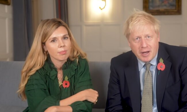 Boris und Carrie Johnson. Quelle: YouTube Screenshot