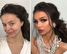 Transformation: Wie Bräute vor und nach dem Hochzeits-Make-up aussehen
