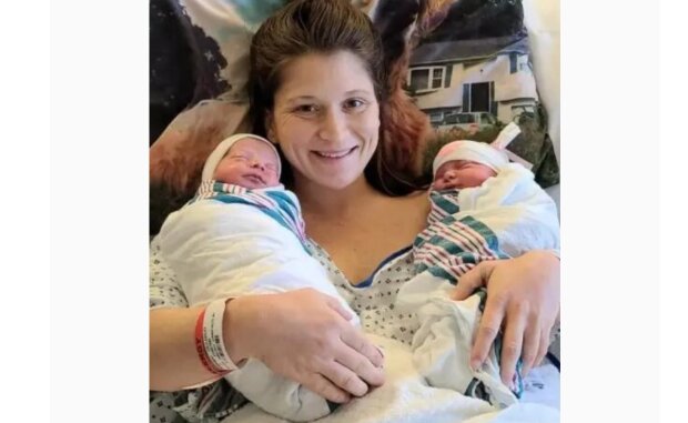Die Frau brachte zwei Kinder zur Welt, die man als Zwillinge nicht bezeichnen kann
