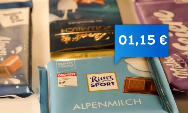 Ritter Sport wird teurer. Quelle: Youtube Screenshot