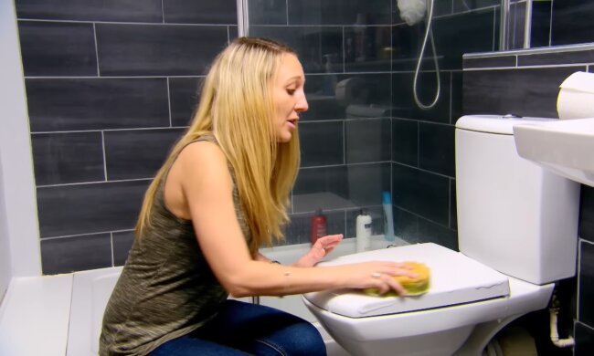 Die Reinigungskönigin. Quelle: Youtube Screenshot