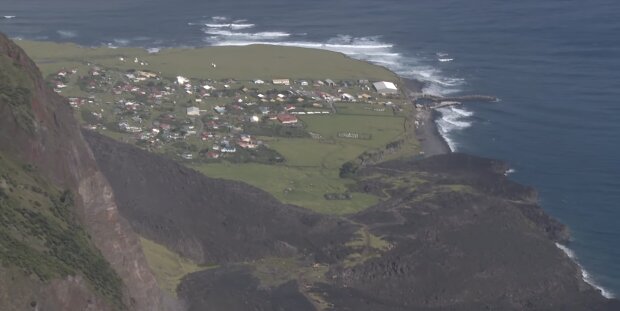 Tristan da Cunha. Quelle: Screenshot YouTube