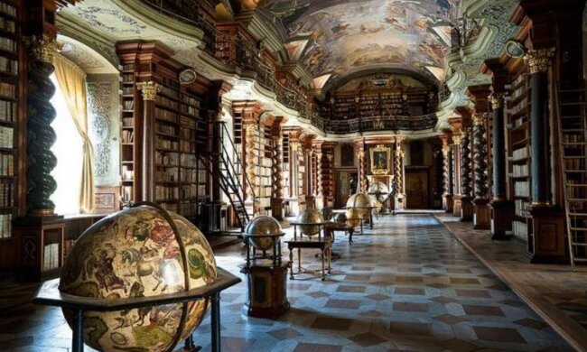 Wie in einem Museum: eine der schönsten Bibliotheken der Welt