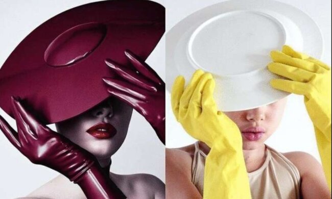 Das Schulmädchen kopiert Outfits von Stars und kreiert Designer-Sachen aus Kohl, Reibe und Scotch