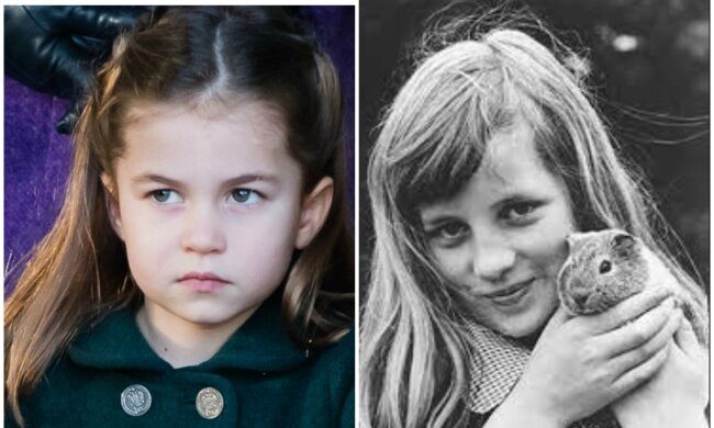 Prinzessin Charlotte und Prinzessin Diana. Quelle: Screenshot Youtube