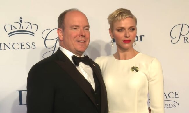 Fürst Albert und Charlene von Monaco. Quelle: Youtube Screenshot