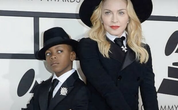 Madonna und ihr Sohn. Quelle: Screenshot YouTube