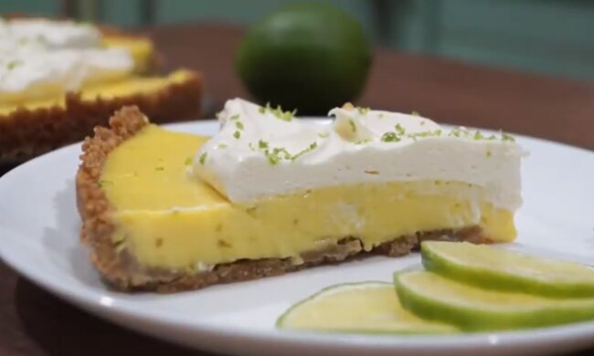 Limettenkuchen. Quelle: Screenshot YouTube