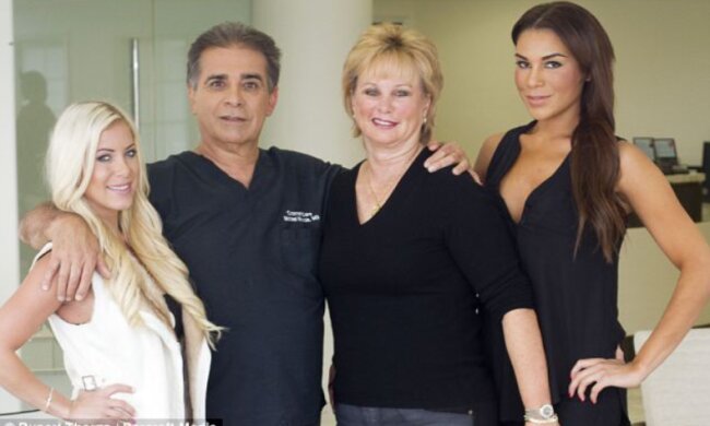 Als seine Töchter 10 Jahre alt waren, begann der Vater Schönheitsoperation für sie durchzuführen: wie Mädchen heute aussehen