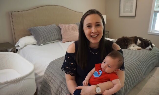 Mutter mit dem Baby. Quelle: Youtube Screenshot