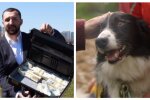 Mann mit Geld und Hund. Quelle: Screenshot YouTube