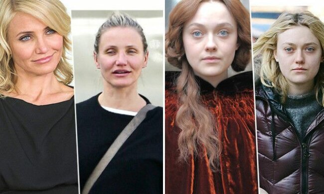 Schauspielerinnen, die in Filmen besser, als im Leben aussehen