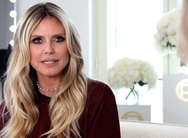 Heidi Klum ganz ohne Styling im Netz zu sehen. Quelle: Youtube Screenshot