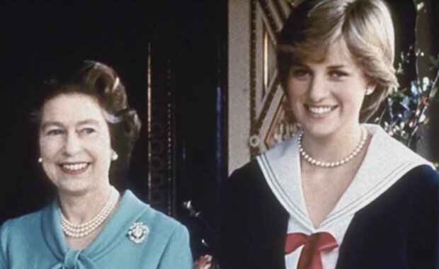 Prinzessin Diana und Königin Elizabeth II. Quelle: Screenshot YouTube