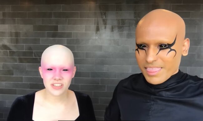 Ein junges Paar, das behauptet, vom Mars zu stammen. Quelle: Youtube Screenshot