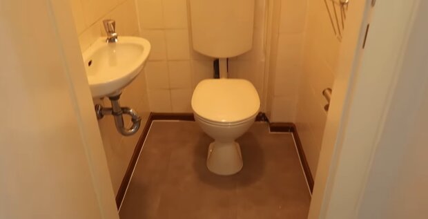 Sanierung des Badezimmers. Quelle: Youtube Screenshot