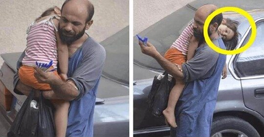 Ein Mann und seine Tochter verkauften Stifte auf der Straße, um zu überleben. Nur ein Foto hat ihr Leben verändert