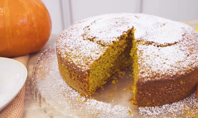 Kürbiskuchen.Quelle: Youtube Screenshot