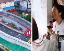 In China wurde eine große Autobahn um das Haus einer einheimischen Frau herum gebaut. Die Behörden konnten ihr 10 Jahre lang nicht zustimmen