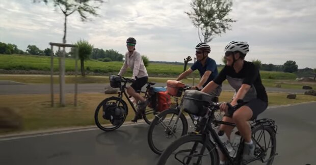 Fahrradtour durch Europa. Quelle: Youtube Screenshot